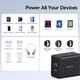 Мережевий зарядний пристрій Baseus Cube Fast Charger Type-C+USB 30W Cluster Black EU (P10111404113-00) - изображение 9