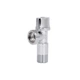 Кран для пральної машини Thermo Alliance Standart 1/2" × 3/4" НН, приладовий, кутовий, латунний, хром - зображення 1