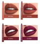 Матовый карандаш помада для губ Handaiyan Lip Crayon с точилкой набор 12 штук 24г - изображение 5