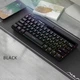 Клавиатура AULA F3061 Черная с RGB Игровая Проводная Мембранная с Подсветкой Клавиш. Мини Формат. С Функциональными Клавишами и Подставкой на Телефон - изображение 2