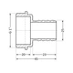 Thermo Alliance Штуцер 1"Нх25 (желт.) под шланг SD4272525 - изображение 7