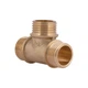 Трійник латунний 1/2"ЗЗЗ (жовт.) SD41215 Thermo Alliance - зображення 3