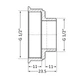 Перехід SD Plus 1/2"х1/2" ВЗ SD4091515 - зображення 2