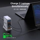 Настільний зарядний пристрій BIKKON BK-122D 300W GAN (PPS PD3.0 QC5.0) Power Display 4C+2A Silver (43732) - зображення 9