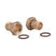 Thermo Alliance Комплект американок, что подходит для счетчика 3/4"Нх1"В (желт.) SD42920 - изображение 3