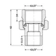 Thermo Alliance Base Сгон-американка 1/2"ВН никель, прямой SD190W15 - изображение 8