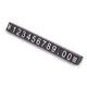 Набор пластиковых ценников Lesko SJX-HDJ-ZH-0-9 Black+White 56*4*6 мм с цифрами 100 шт на витрину - изображение 2