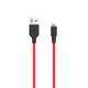 Кабель HOCO Lightning Silicone X21 Plus 2 метра силикон красный - изображение 5