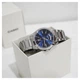 Мужские классические часы Casio MTP-1370D-2A2 серебристые с синим циферблатом - изображение 3