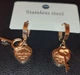 Сережки в стилі Tiffany в золотому кольорі - зображення 7
