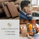 Чехол-книжка CaseMe из нубука для Samsung A07 Светло-коричневый - изображение 4