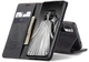 Чехол-книжка CaseMe из нубука для Xiaomi Redmi Note 10 5G Чёрный - изображение 3