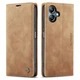 Чехол-книжка CaseMe из нубука для Samsung A07 Светло-коричневый - изображение 10