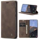 Чехол-книжка CaseMe из нубука для Samsung S23 Тёмно-коричневый - изображение 8