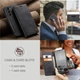 Чехол-книжка CaseMe из нубука для Samsung S23 Чёрный - изображение 9