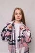 Сорочка тепла флісова рожева, 4XL - изображение 2
