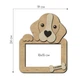 Фоторамка The Frame Depot с биглем персонализирована на 1 фото Бежевый (dog_beagle_horizontal) - изображение 4