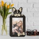 Фоторамка The Frame Depot с французским бульдогом персонализирована на 1 вертикальное фото Черный (dog_french_bulldog_vertical) - изображение 2