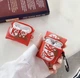 Чехол для Apple AirPods 4,чехол для эирподс 4 KitKat , 3D case Airpods 4 - изображение 1