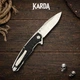 Ніж складний Karda J198 Shark black - изображение 2