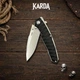 Ніж складний Karda J198 Shark black - изображение 3
