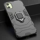 Захисний бампер IronMan для Samsung Galaxy A05 з кільцем-тримачем Чорний - зображення 4