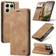 Чохол-книжка CaseMe із нубуку для Xiaomi 14T Світло-коричневий - зображення 9