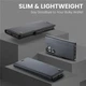 Чехол-книжка CaseMe из нубука для Samsung A05s Чёрный - изображение 10