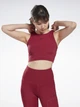 Спортивный топ для йоги женский Reebok Lux Perform GR9245 M Punch Berry (4064057962533) - изображение 5