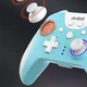 Геймпад бездротовий (Bluetooth) з подвійною вібрацією, RGB Ajazz AG110 White Blue (AG110WB) - зображення 2