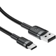 Кабель Acefast C22-04 USB 2.0 USB to Type-C M 1.2м 60W aluminum alloy Black (6974316285144) - изображение 2