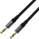 Кабель Acefast J10 AUX Audio TRS M/M 1м Black (6974316285267) - изображение 2