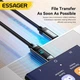 Кабель Essager USB Type-C - USB Type-C 240W/5A PD 3.1 2м - изображение 8