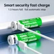 Акумуляторні батарейки 18650 PUJIMAX 7400 mWh / 2000 mAh, 3.7 V (2шт+кабель+коробка) - изображение 3