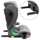 Детское автокресло Kidwell WestonS I-Size ISOFIX Dark grey бустер для детей ростом 100-150 см, широкое автокресло с изоффиксом автокресло бустер детское Isofix для авто от 15 до 36 кг - изображение 4