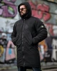 Зимова подовжена куртка Stone Island Tyson чорна | Розмір S | тр6583 - зображення 1