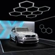 Светодиодная LED лампа HEXAGON 5 сот 235x162,8 см 280W 6500K Освещение для гаража, мастерской и дома - изображение 4