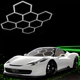 Светодиодная LED лампа HEXAGON 5 сот 235x162,8 см 280W 6500K Освещение для гаража, мастерской и дома - изображение 6