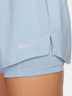 Спортивные шорты женские Nike One 2N1 Short DX6012-441 XL Lt Armory Blue/Reflective Silv (0196974986669) - изображение 7
