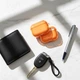 Чехол Uniq Glase для AirPods Pro 3 Оранжевый Uniq-AIRPODSPRO3-GLSGCTR (8886463697177) - изображение 7