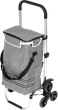 Wózek na zakupy ModernHome by Multistore składany z kieszenią termiczną 30 l Szary (PGJSFC023-GY) - obraz 2