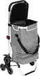 Wózek na zakupy ModernHome by Multistore składany z kieszenią termiczną 30 l Szary (PGJSFC023-GY) - obraz 4