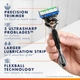 Сменные картриджи для бритья (лезвия) кассети мужские Gillette Fusion 5 ProGlide Power, 8 шт США - изображение 6