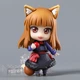Аниме фигурка нендороид Spice and Wolf, Волчица и пряности Holo, Холо, 9 см (SW 0008) - изображение 3
