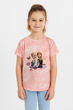 Детская футболка для девочки "Холодное сердце" (Frozen) Эльза и Анна, Tie-Dye Розовая 140 - изображение 2