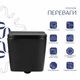 Унитаз подвесной Qtap Crow Ultra Quiet 485×340×290 мм, Matt Black, с сиденьем Slim Duroplast/ Soft-close/ Quick Release - изображение 3