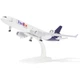 Модель літака 1:300 McDonnell Douglas MD-11 FedEx Express, лита, металева модель вантажного авіалайнеру 20 см - зображення 1