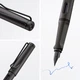 Ручка чорнильна LAMY Safari матова чорна LH T10 сині чорнила (4000208) - зображення 4