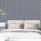 Самоклеюча 3D панель Sticker Wall під срібну цеглу в рулоні 19600x700x3мм R017-3-20 (3DPanda-1197) - изображение 5