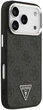 Панель Guess 4G Triangle Logo MagSafe для Apple iPhone 17 Pro Black (3666339517458) - зображення 4
